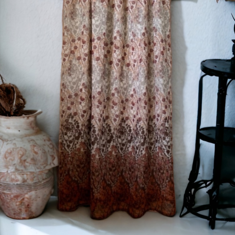 Love Reign Floral Boho 1/2 Bell Sleeve Maxi Dress Size X SMALL - Picture 6 of 12